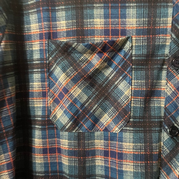 Urban Girl Appliqué Embellished Button Down Plaid Flannel Shirt Women’s Large - Picture 3 of 11